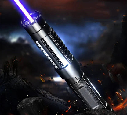 Wiederaufladbarer Laserpointer – Strahl mit großer Reichweite und einstellbarem Fokus