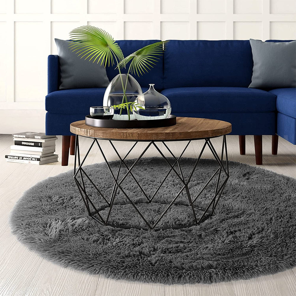 Winter Spielteppich – Runder Teppich für Kindern zum Spielen