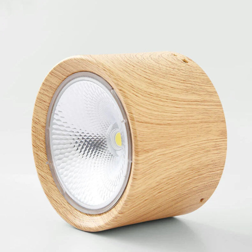 Zylinderförmige Deckenleuchte mit Flachmontage – Integrierte LED-Leuchte