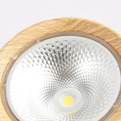 Zylinderförmige Deckenleuchte mit Flachmontage – Integrierte LED-Leuchte